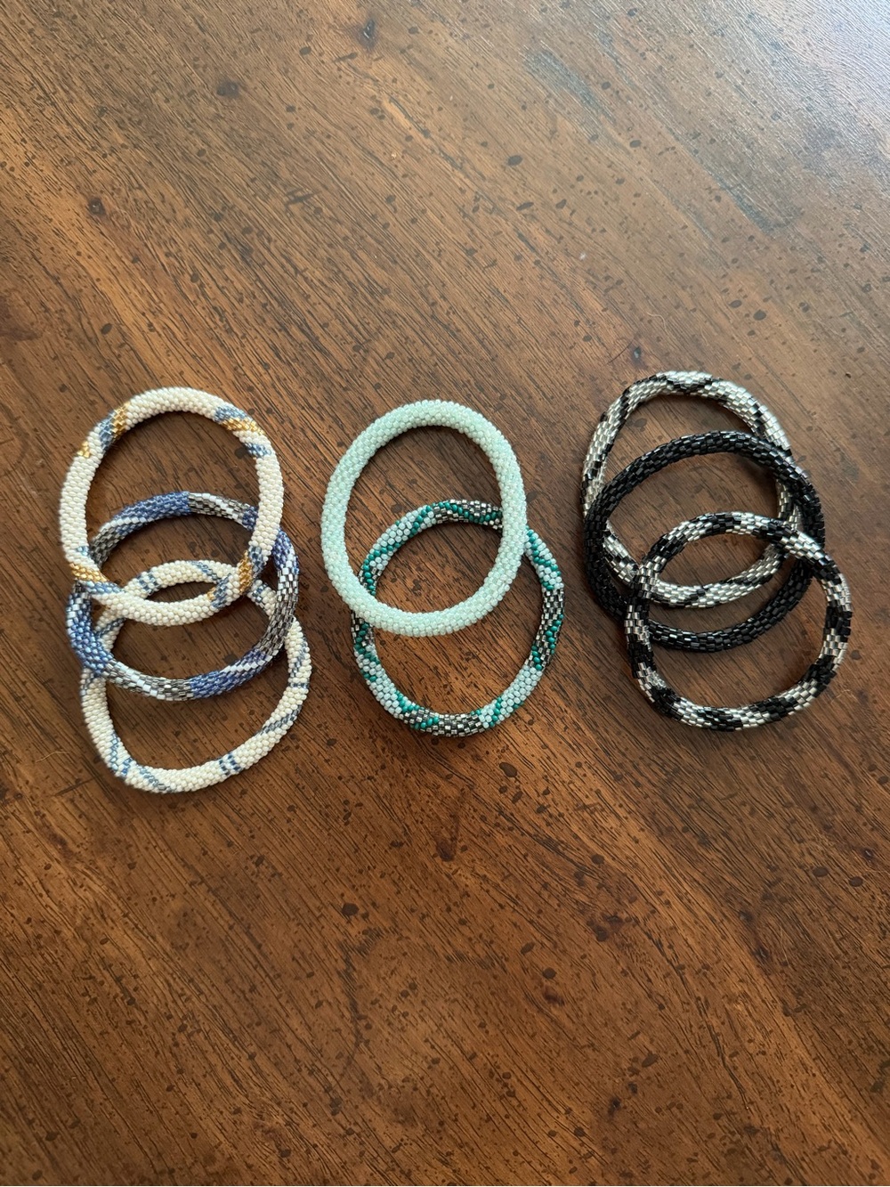 Fun mix and match bracelets
